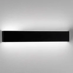 Applique nero led 24w 4000k rettangolare isyluce