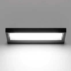 Applique nero led 19w 3000k stilnovo tablet orientabile per soggiorno