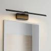 Applique nero per specchio da bagno ip20 isyluce led 18w 3000k