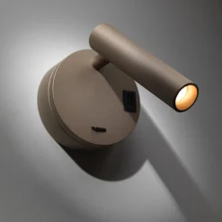 Applique orientabile da comodino led 3000 4000k sabbia vivida betu