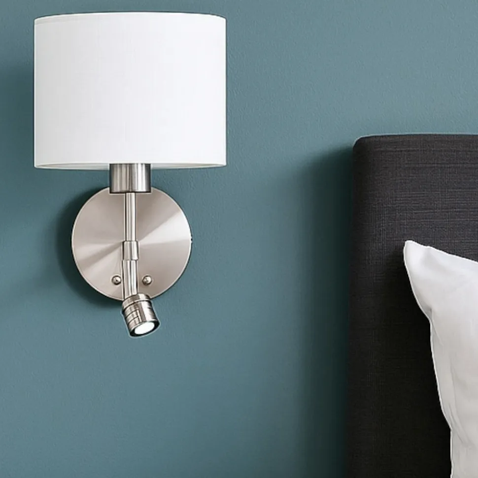 Applique per comodino camera da letto round hotel perenz