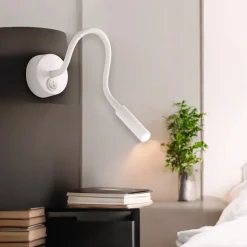 Applique per comodino orientabile led 3w 3000k