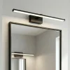 Applique per specchio da bagno 50cm led 10w 3000k nero fabas nala