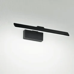 Applique per specchio da bagno nero isyluce led 12w 3000k ip20