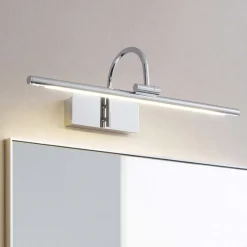 Applique per specchio da bagno 8w 4000k isyluce cromo