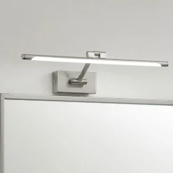 Applique per specchio da bagno cromo led 8w 3000k gea luce