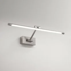 Applique per specchio da bagno cromo led 8w 3000k gea luce
