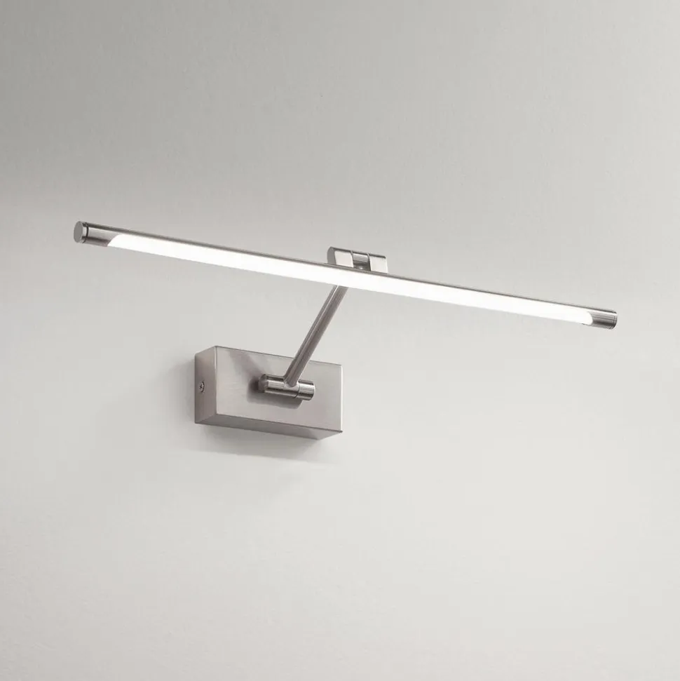 Applique per specchio da bagno cromo led 8w 3000k gea luce