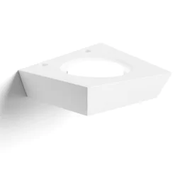 Applique sforzin anchise di gesso bianco design moderno