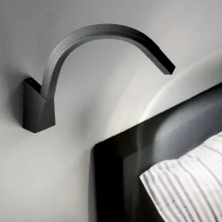 Applique snake w3 linea light nero led 2w 3000k orientabile