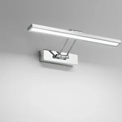 Applique specchio da bagno isyluce cromo orientabile led 8w 3000k