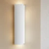 Applique verticale led 12w 3000k bianca moderna zubialde eglo