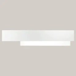 Applique 25w 3000k gea luce doha bianco moderna led