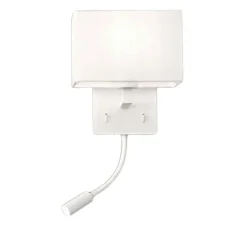 Ap shadow ondaluce applique per comodino camera da letto doppia luce bianca