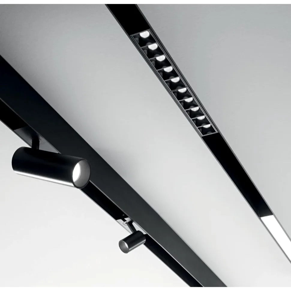 Arca ideal lux binario da incasso 3mt nero monofase 48v
