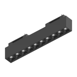 Arca modulo faretti led 48v 15w 3000k nero per binario monofase ideal lux