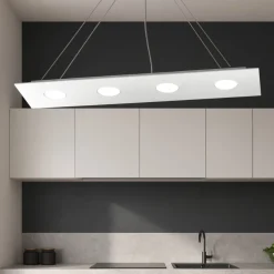 Area top light lampadario bianco per cucina moderna