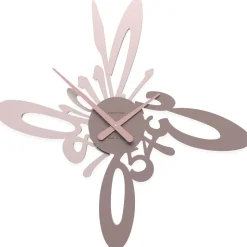 Armonico orologio moderno da parete legno colore grigio prugna