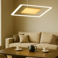 Aruba linea light lampadario oro led 17w 3000k