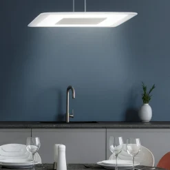 Aruba linea light lampadario led 19w 3000k cromo