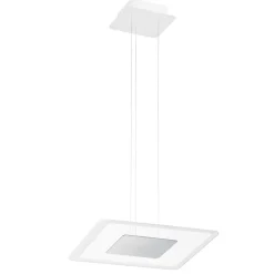 Aruba linea light lampadario led 19w 3000k cromo