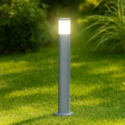Atena pt1 bianco ideal lux lampione da giardino