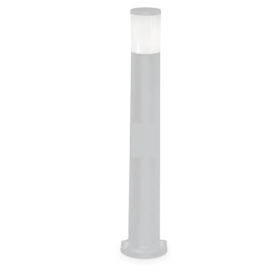 Atena pt1 bianco ideal lux lampione da giardino