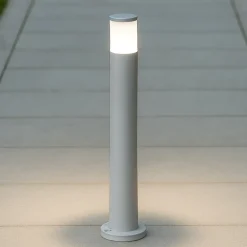 Atena pt1 grigio ideal lux lampione da esterno giardino cilindro