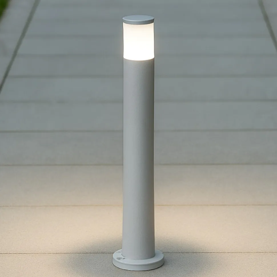 Atena pt1 grigio ideal lux lampione da esterno giardino cilindro