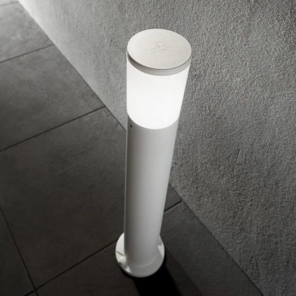 Atena pt1 grigio ideal lux lampione da esterno giardino cilindro