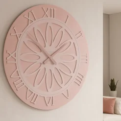 Athena orologio da parete grande 60 rosa antico