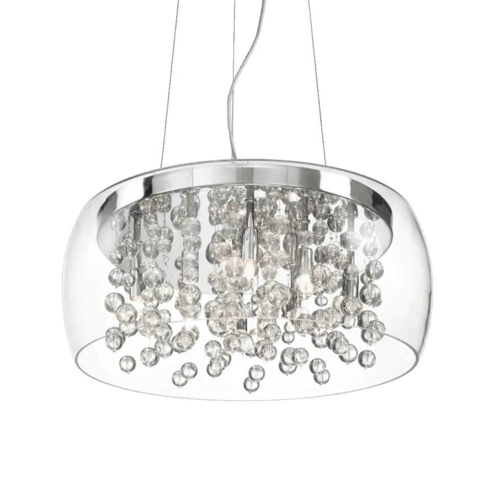 Audi80 sp8 ideal lux lampadario per camera da letto vetro trasparente
