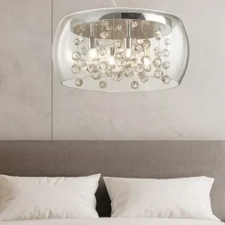 Audi80 sp5 lampadario stanza da letto sfere in vetro ideal lux