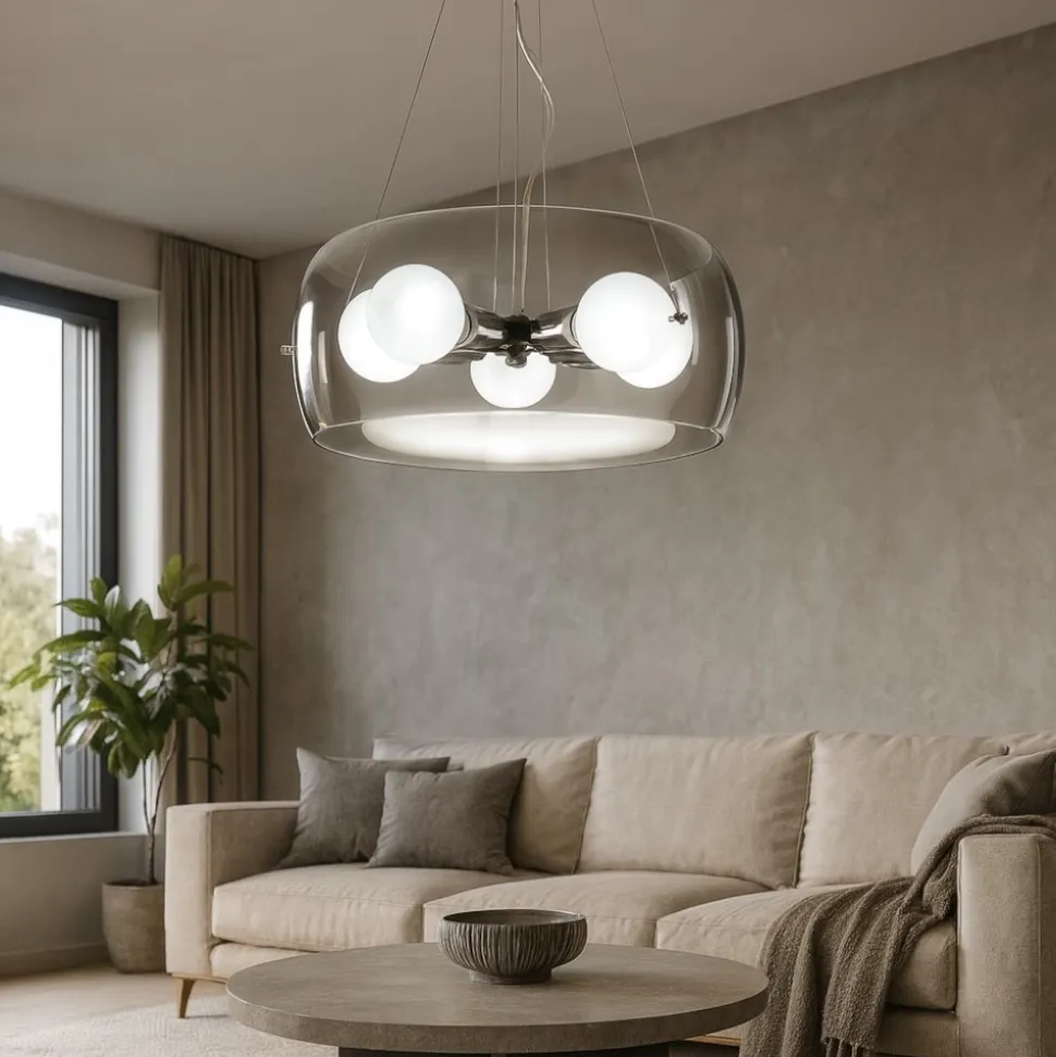 Audi10 sp5 trasparente ideal lux lampadario moderno
