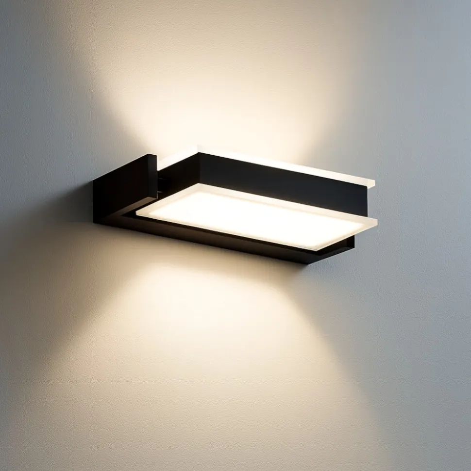 Axella vivida applique led 3000k nero orientabile moderna