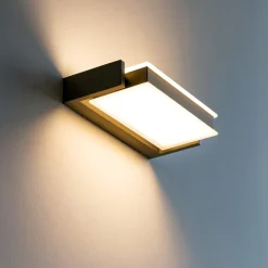 Axella vivida applique led 18w 3000k orientabile sabbia