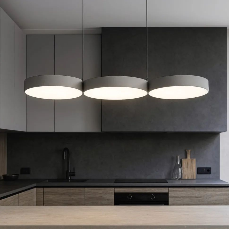 Barbano z eglo lampadario da cucina 3 luci led rgb da 2700k a 6500k