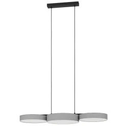 Barbano z eglo lampadario da cucina 3 luci led rgb da 2700k a 6500k