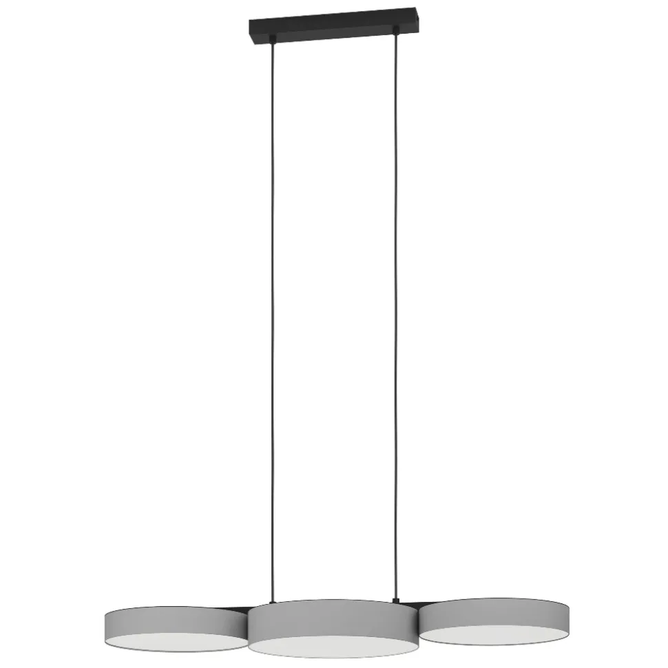 Barbano z eglo lampadario da cucina 3 luci led rgb da 2700k a 6500k