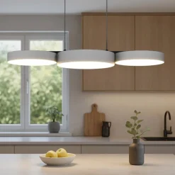 Barbano z eglo lampadario da cucina 3 luci led rgb da 2700k a 6500k