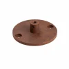 Basetta corten 55mm per faretto da terra