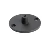 Basetta nera 55mm per faretto da terra per esterno