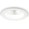 Basic ideal lux faretto a led da incasso rotondo 15w 3000k per controsoffitto 220v