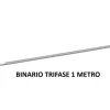 Binario trifase bianco 1 metro