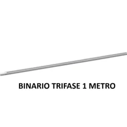 Binario trifase bianco 1 metro