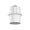 Birba linea light bianco faretto gu10 da incasso tondo sporgente