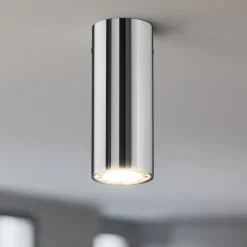 Birba linea light faretto da soffitto cilindro cromo