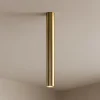 Birba linea light faretto da soffitto cilindrico oro h60 cm