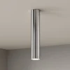 Birba linea light faretto da soffitto cilindro cromo h30 cm