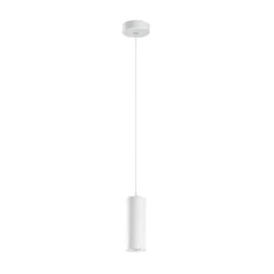 Birba linea light lampada a sospensione cilindro bianco